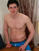 Young Straight Triathlete Brendan Strips and Works out his Hole - Not a Bad